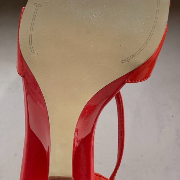 Franco Sarto Red Patent Dress Sandal - Picture 2 of 6